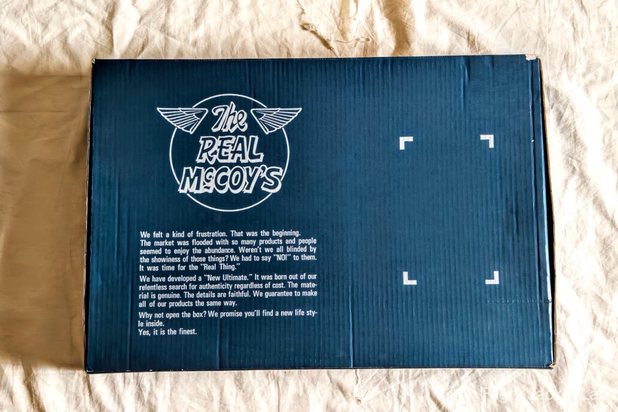 旧リアルマッコイズ1993年製A-2「FLAK EATER」の箱