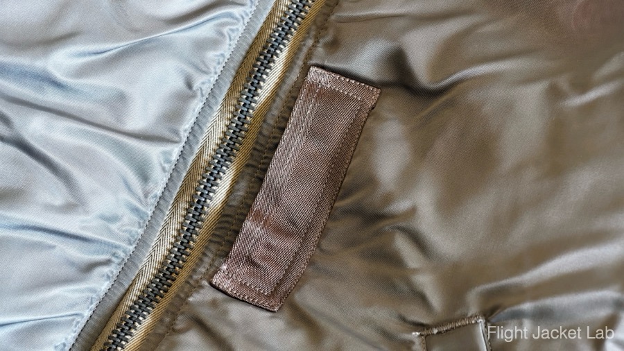 バズリクソンズ1993年製MA-1のオキシジェンタブ