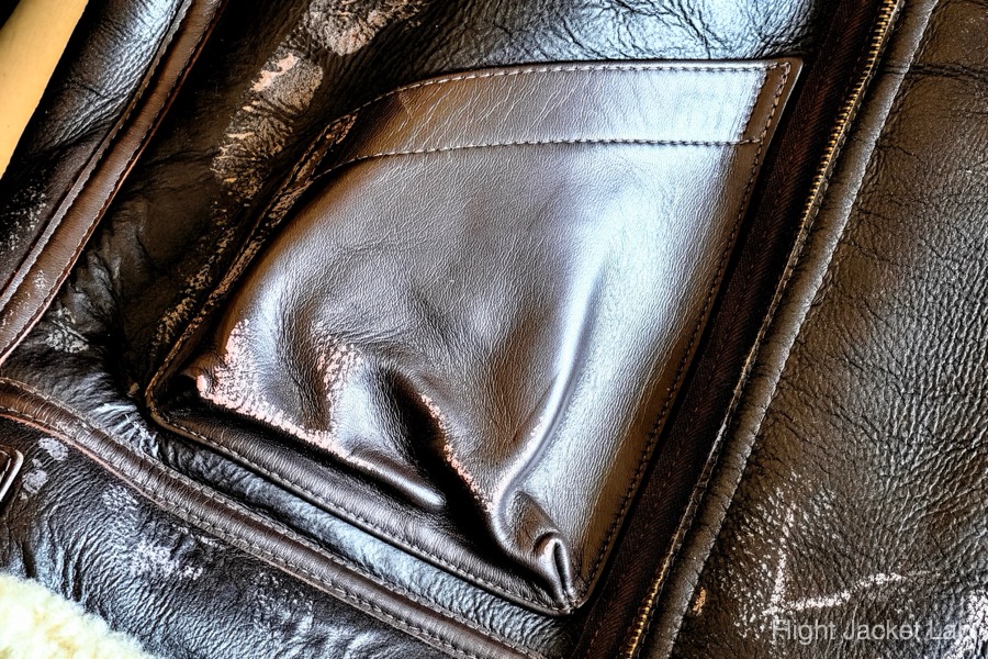 旧リアルマッコイズ1991年製B-3のパッチポケット