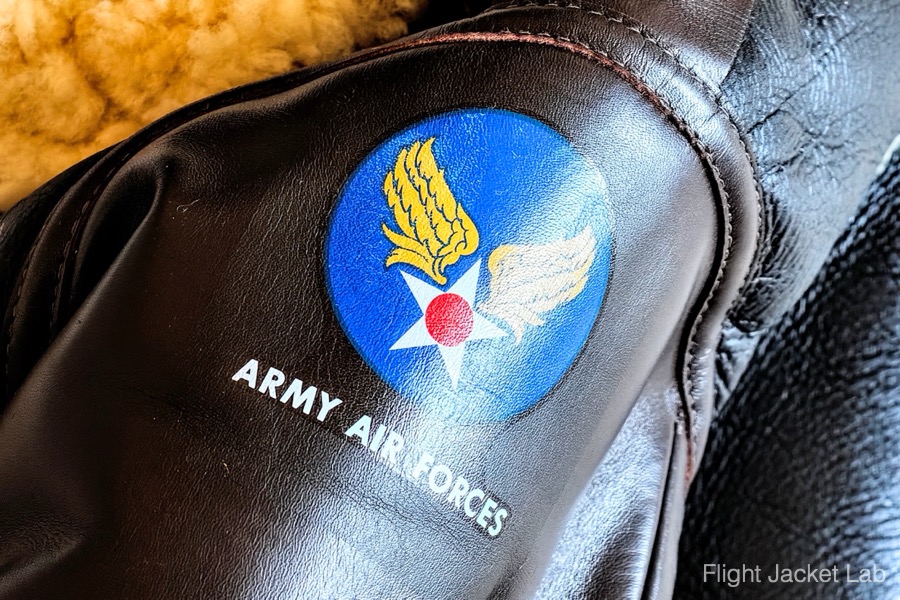 旧リアルマッコイズ1991年製B-3のエアフォースマーク