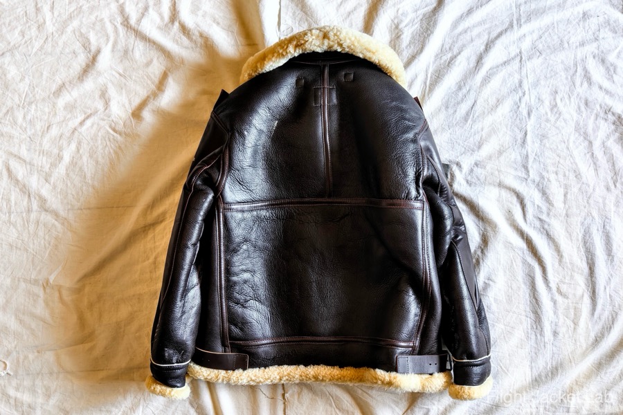 旧リアルマッコイズ1991年製B-3の後ろ面