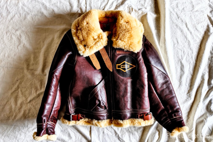 旧リアルマッコイズ1995年製H.L.B Corp実名復刻B-3の前面