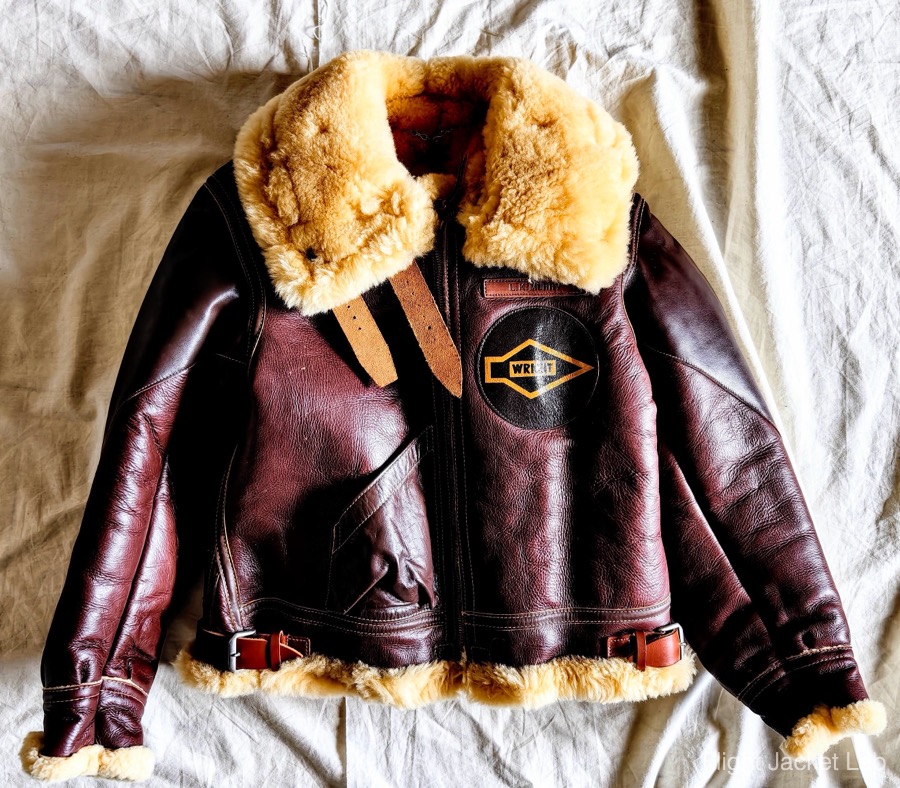 旧リアルマッコイズ1995年製H.L.B Corp実名復刻B-3の前面