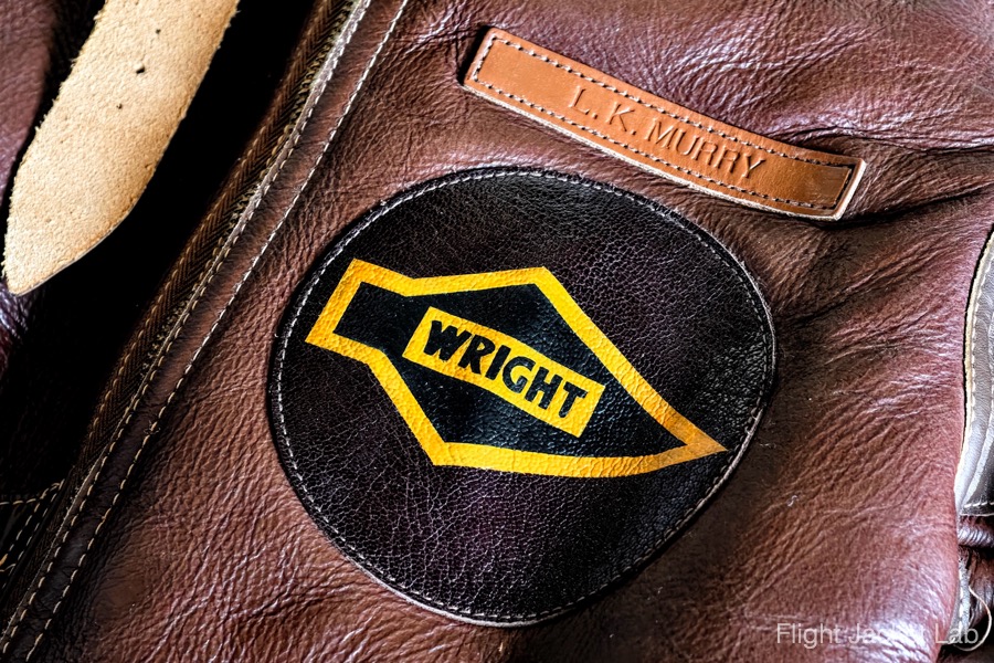 旧リアルマッコイズ1995年製H.L.B Corp実名復刻B-3のスコードロンパッチ