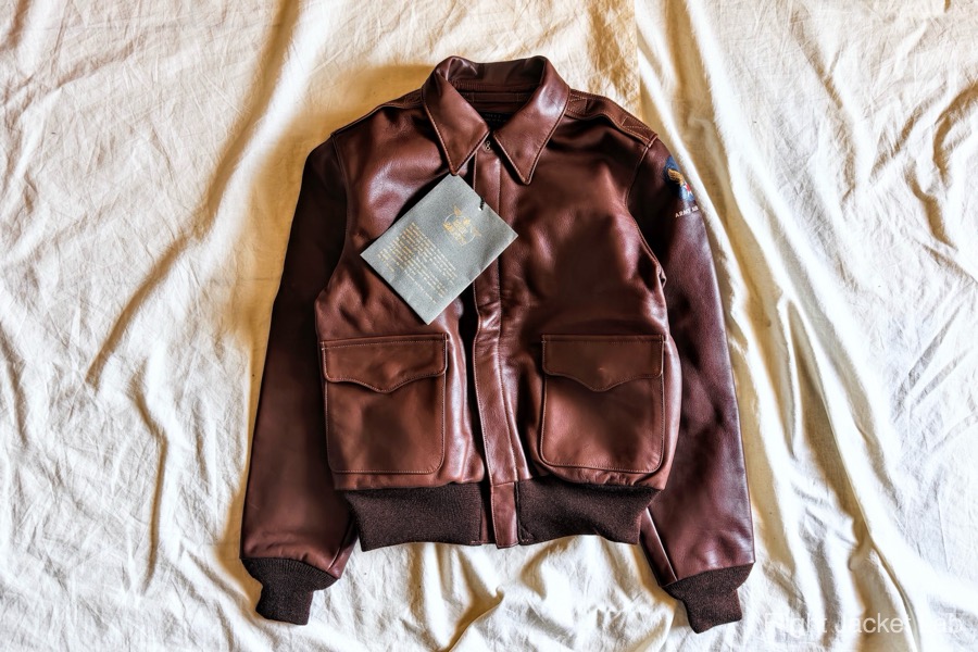 旧リアルマッコイズ1994年製A-2(J.A. DUBOW実名復刻)の前面