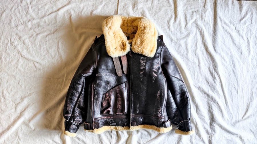 旧リアルマッコイズ1992年製B-3の前身頃