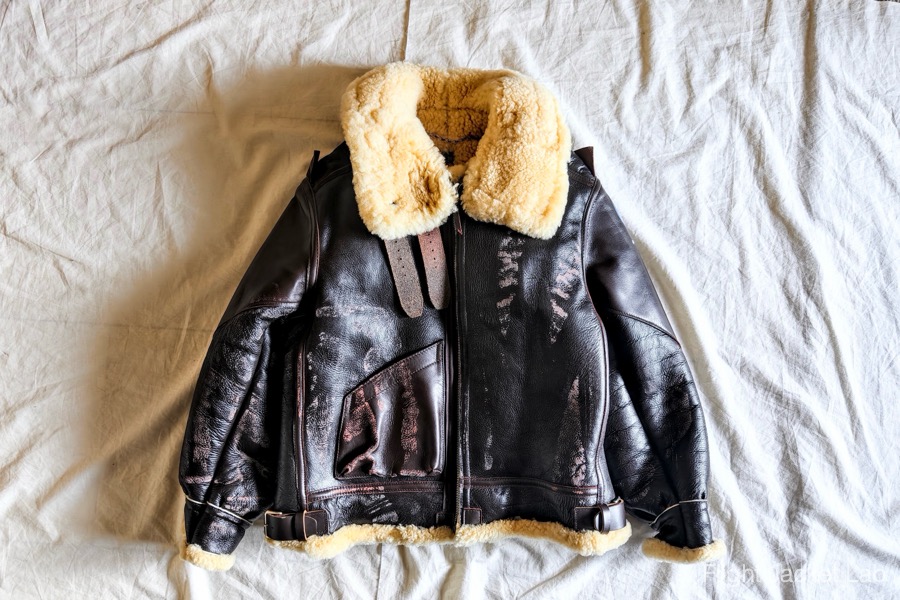 旧リアルマッコイズ1992年製B-3の前身頃