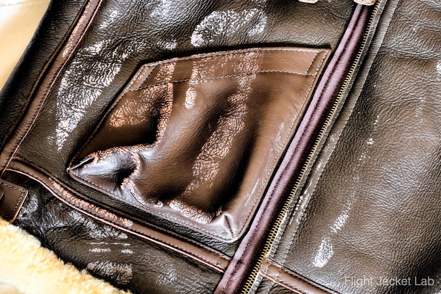 旧リアルマッコイズ1992年製B-3のパッチポケット